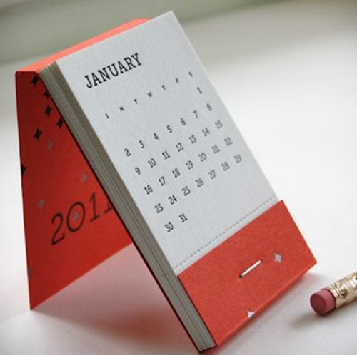 Desktop Decoration Tear-off Calendars Custom Printed Daily Desk Calendar