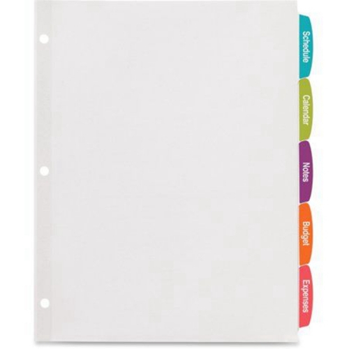 New Product Rind Binder Assorted Paper Tab Divider