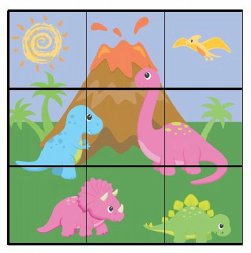 Made From Grey Cardboard With High Quality Printing Paper Jigsaw Puzzle Games For Kids